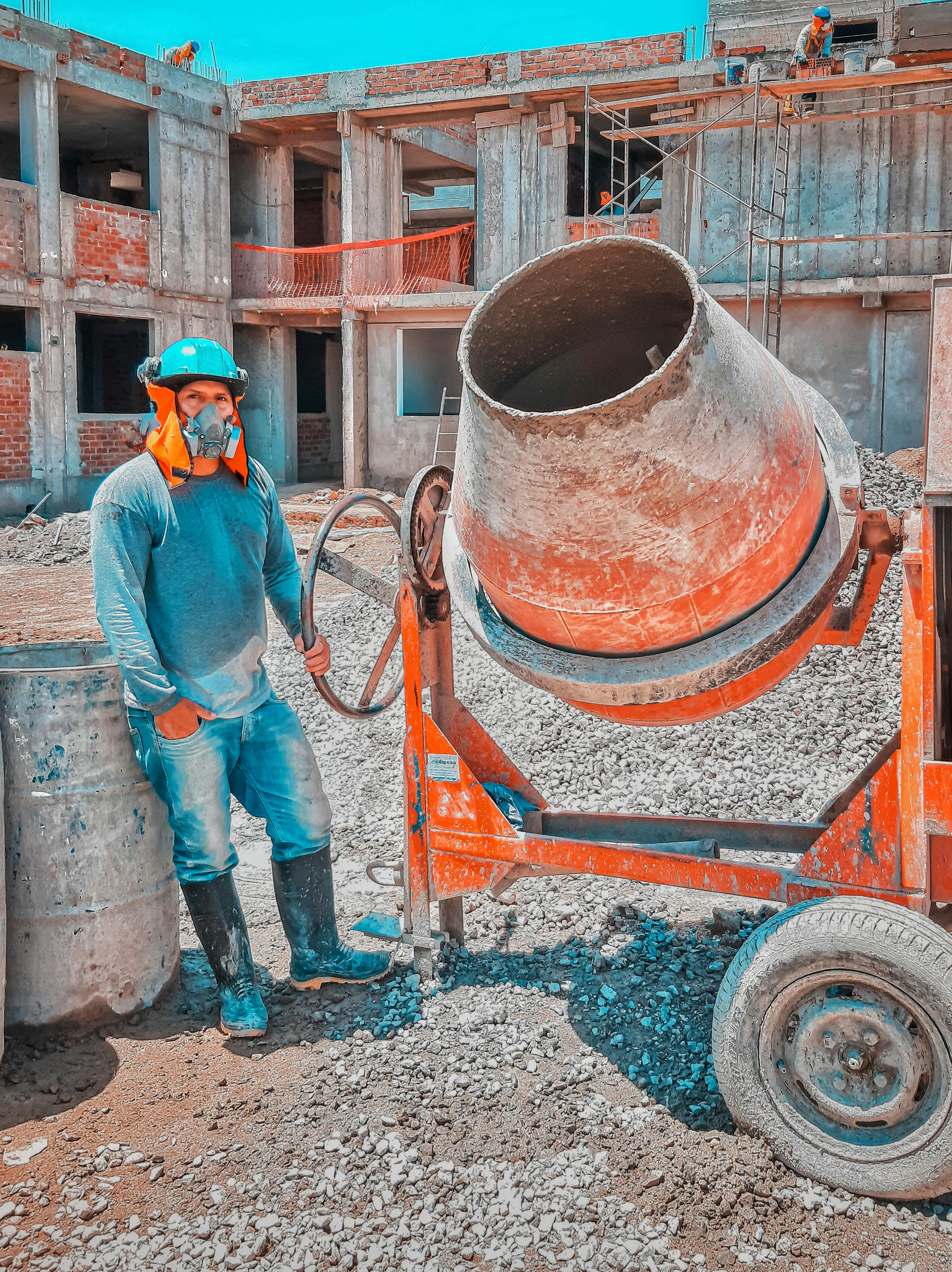 Equipo de construcción profesional